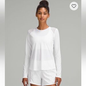 Lululemon Athletica Scuplt Long Sleeve White